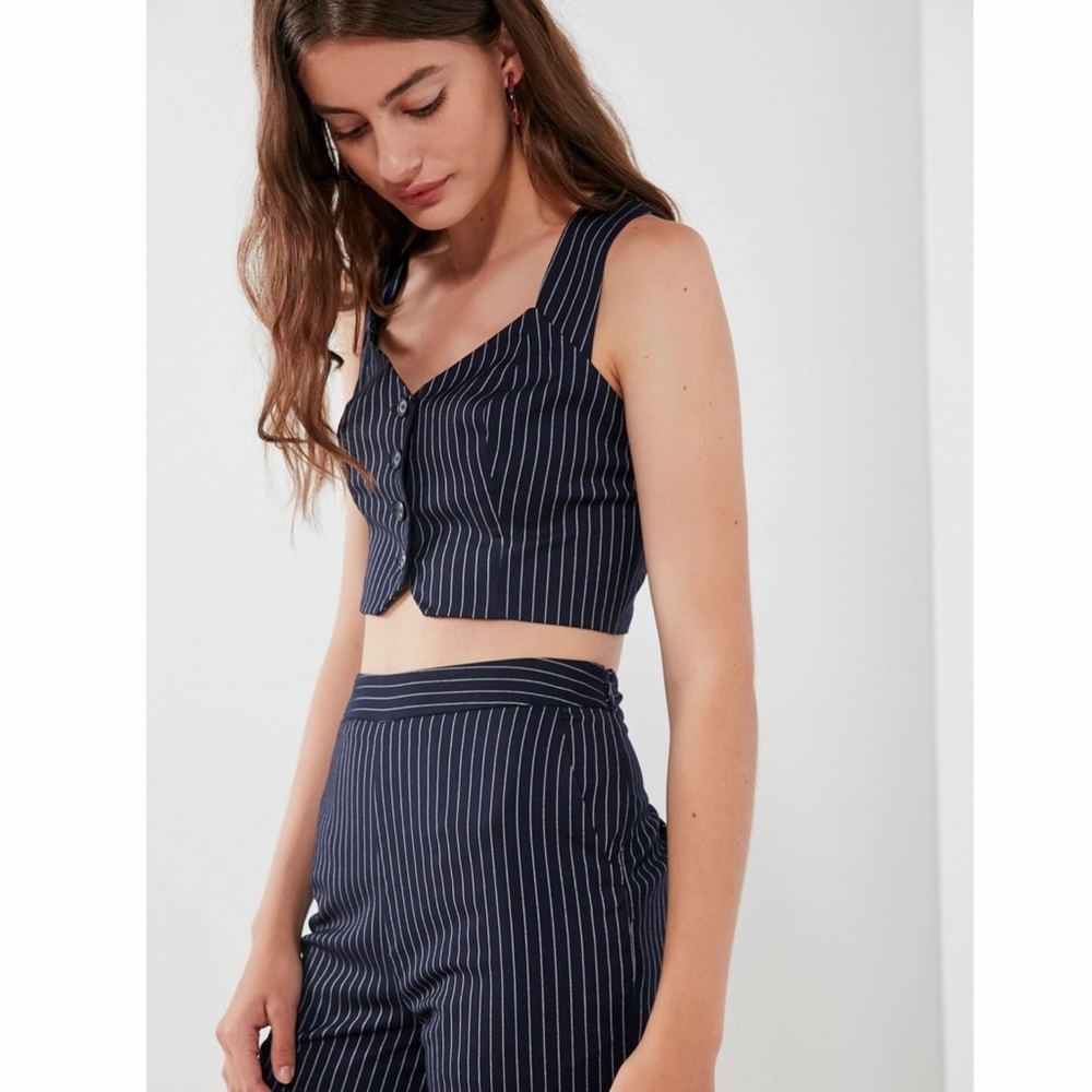 ✨NWT✨ Ali & Jay | Pinstriped Bustier Crop Top